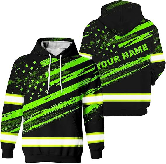 Custom 3D Printing Hi-Vis Hoodie