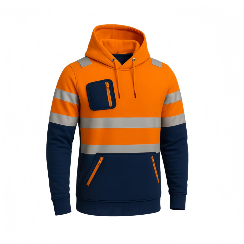 Hi-vis Waterproof Fleece Hoodie
