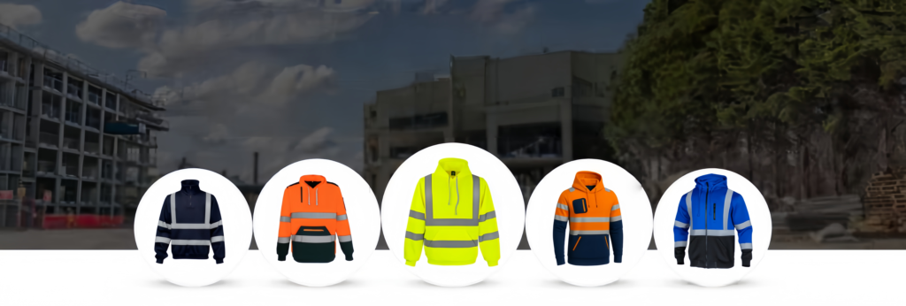 custom hi-vis hoodie