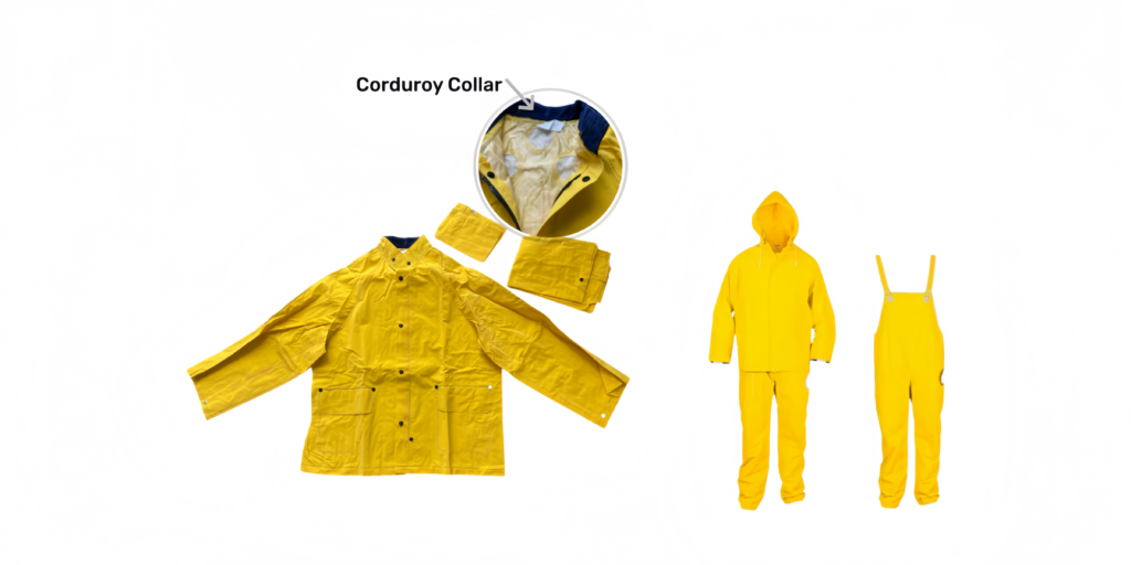 yellow raincoat