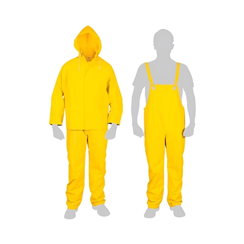 yellow raincoat