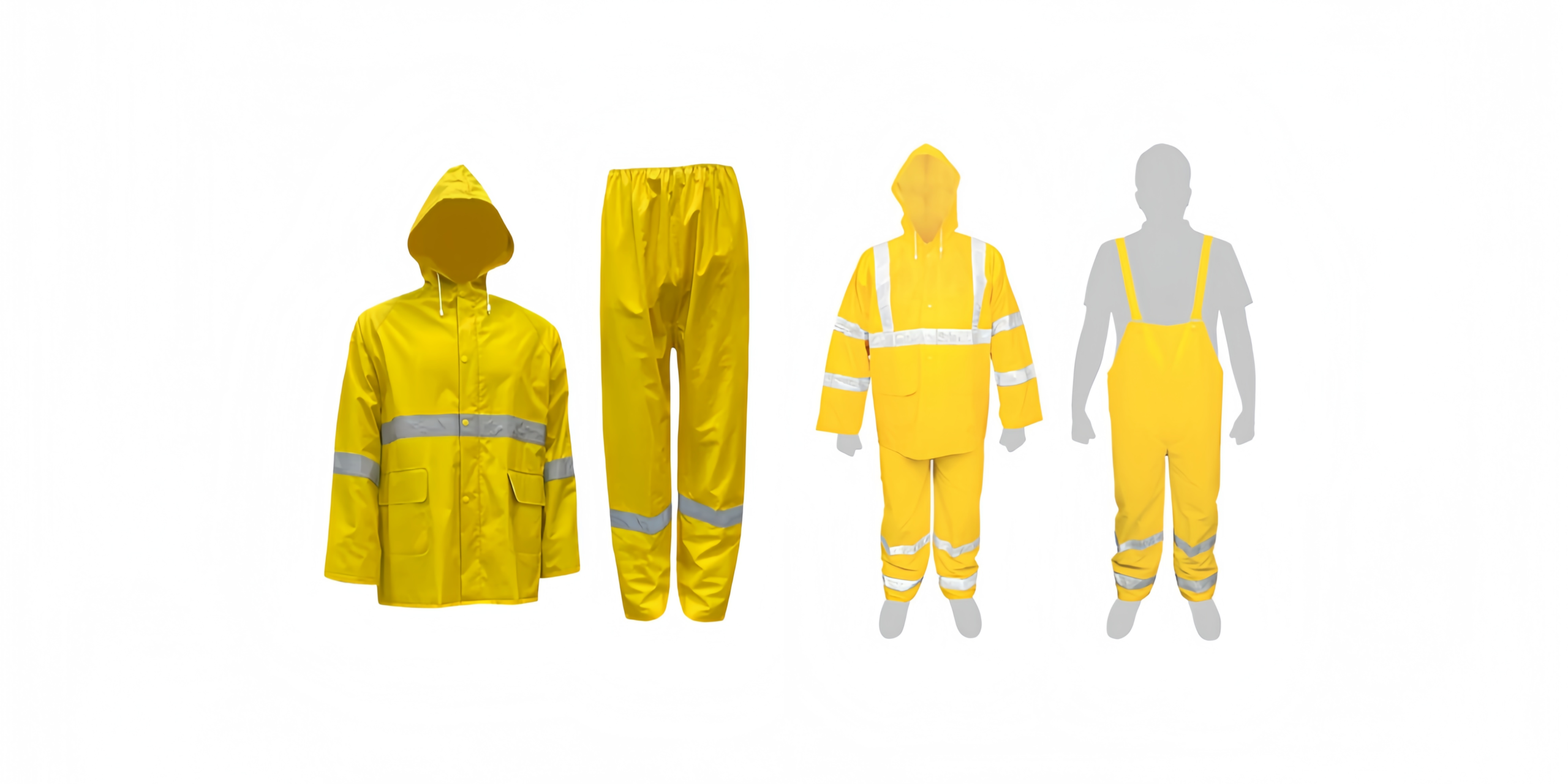 Hi-Vis PVC Rain Suit