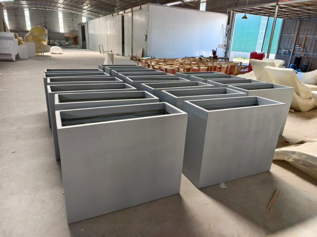 fiberglass planter