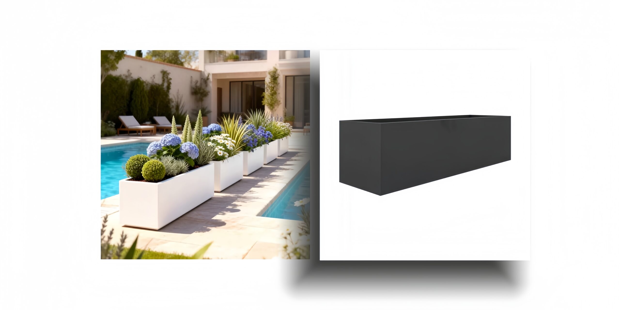 fiberglass planter