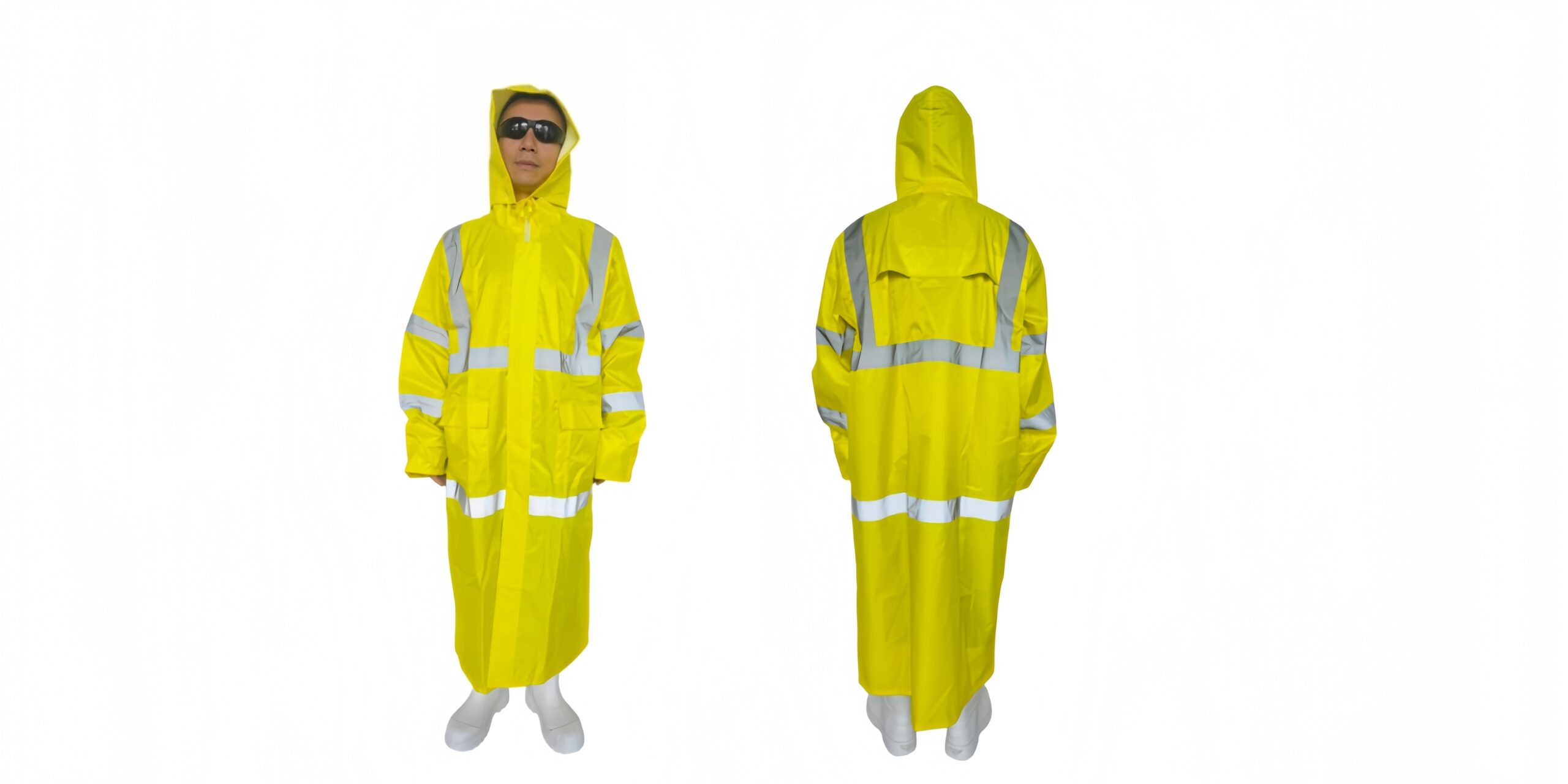 high visibility raincoat