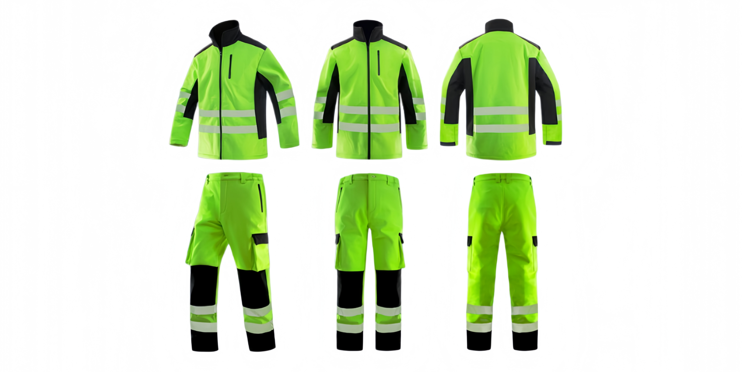 hi vis fleece jacket and pant