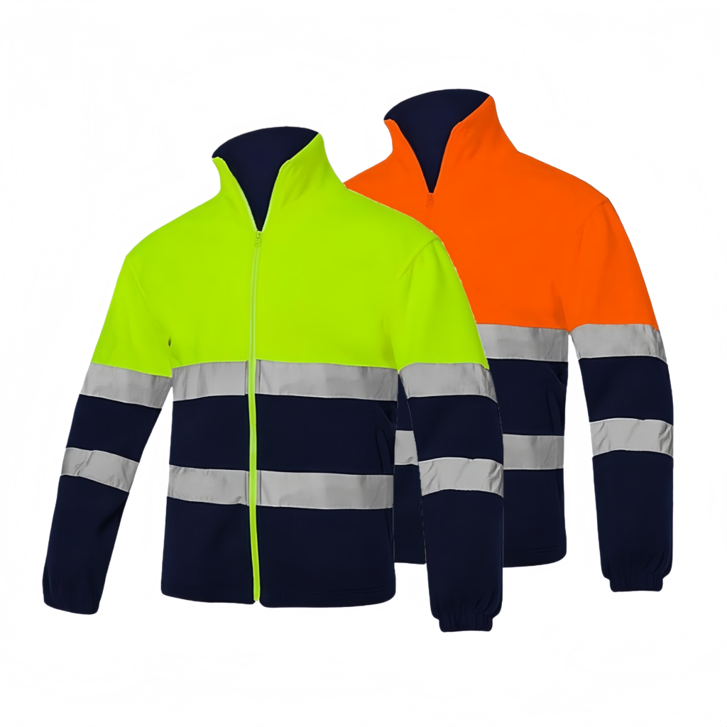 high visibility fleece jacket