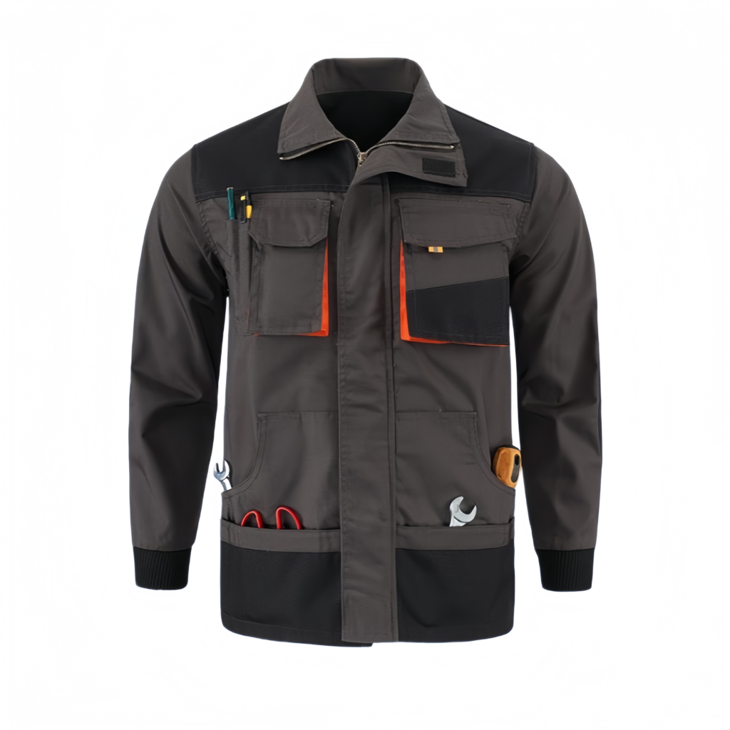 multi-pocket safety jacket and pant