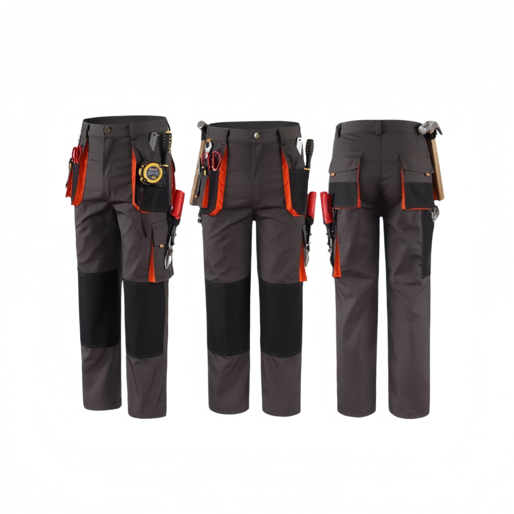 multi-pocket safety jacket and pant 