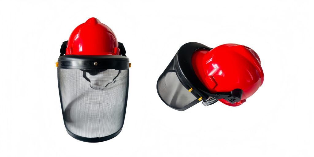 safety helmet with face shield