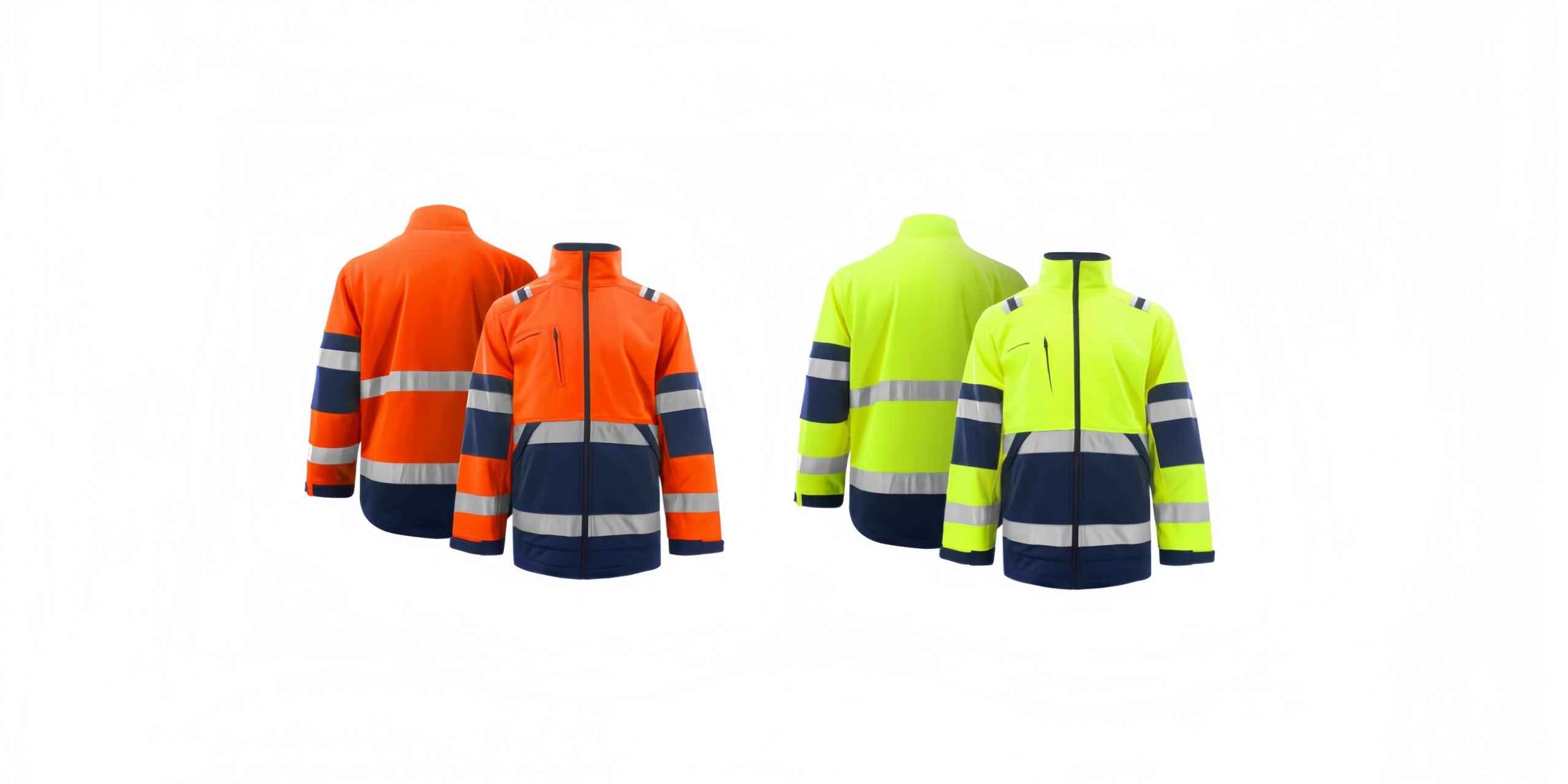 hi-vis bonded fleece jacket