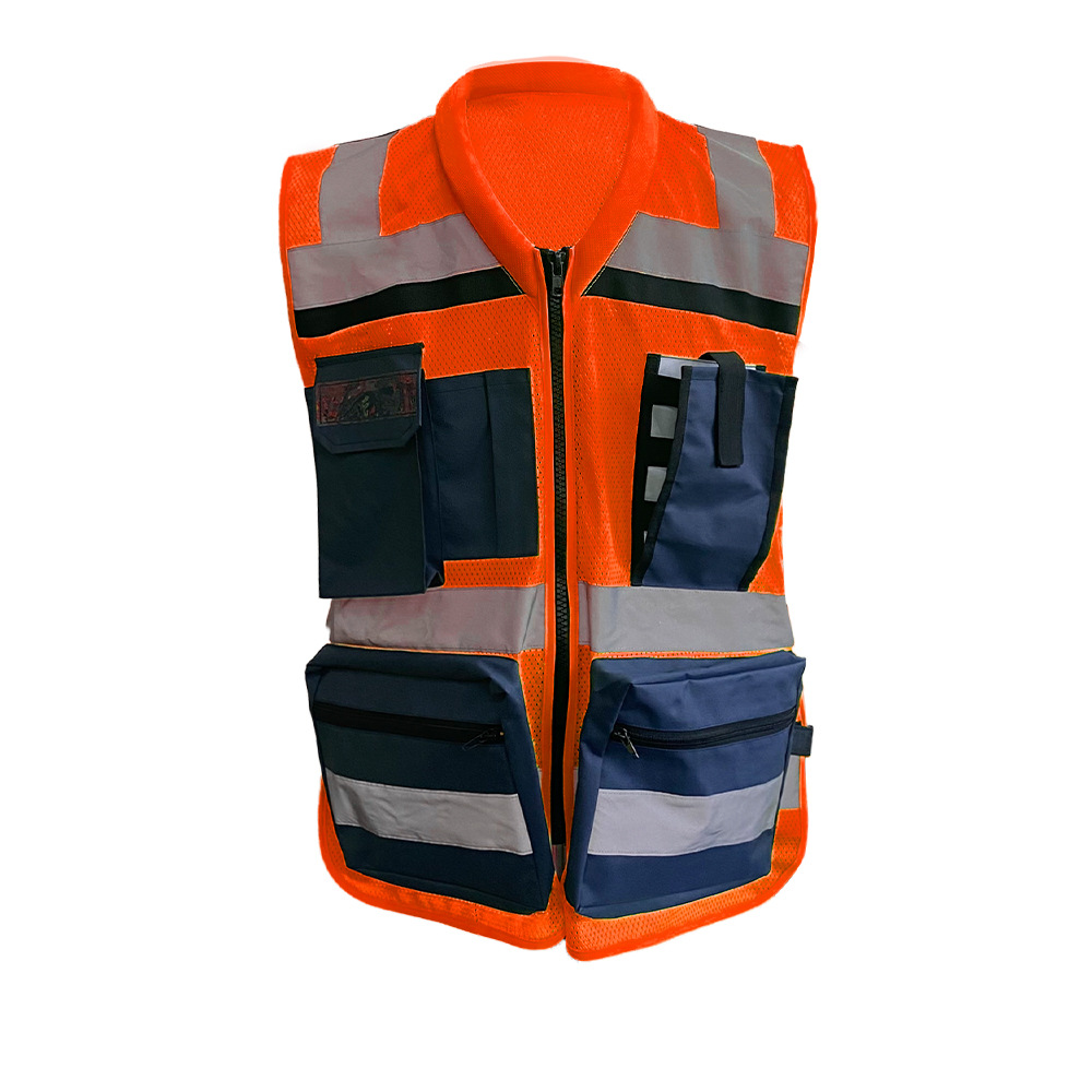 multi-pocket mesh safety vest 