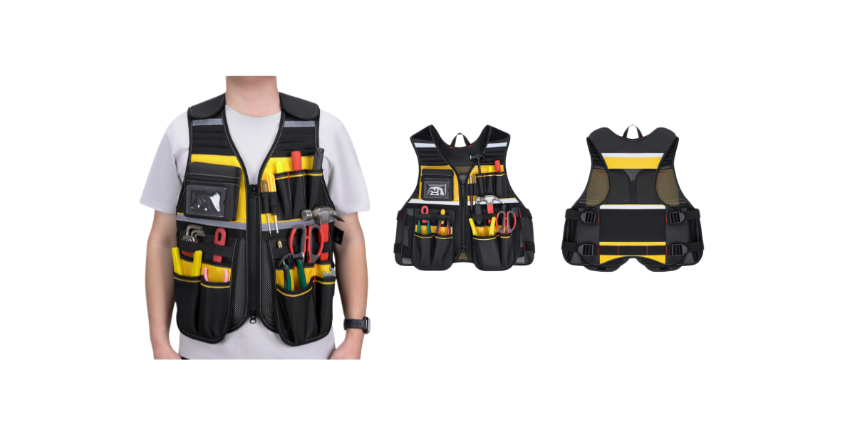 multi-pocket reflective vest