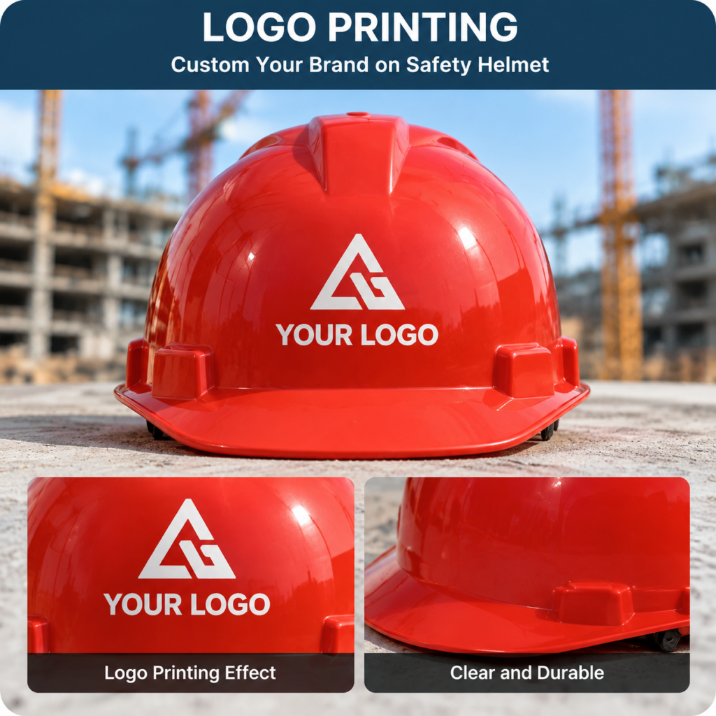 safety helmet logo printing